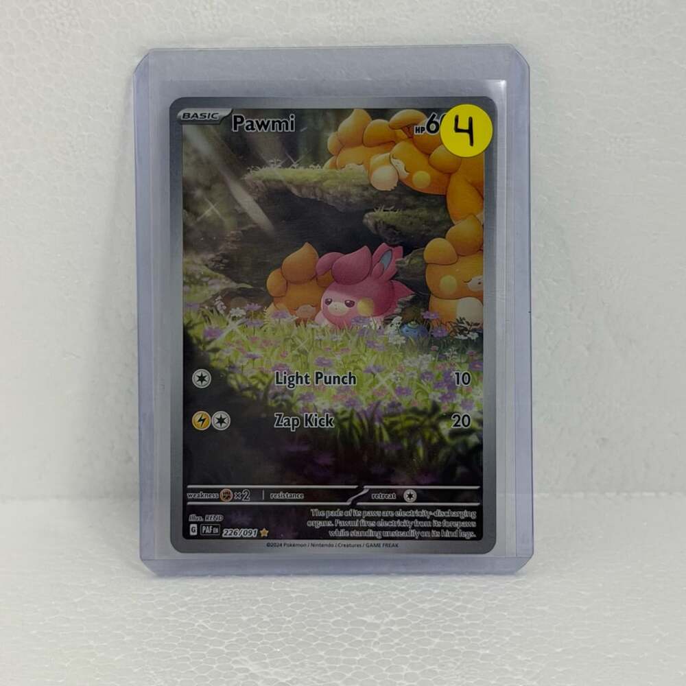 Pawmi - 226/091 - Illustration Rare - Paldean Fates - Pokémon Card